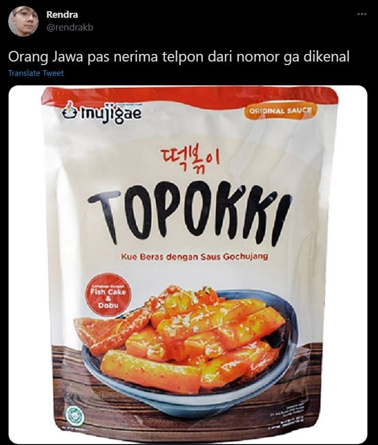 Plesetan Bahasa Jawa dari Netizen twitter ini bikin ngakak